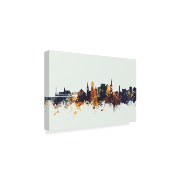 Michael Tompsett 'Bournemouth England Skyline Iv' Canvas Art,30x47